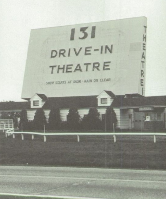 131 Drive-In Theatre - From Plainwell High School Yearbook